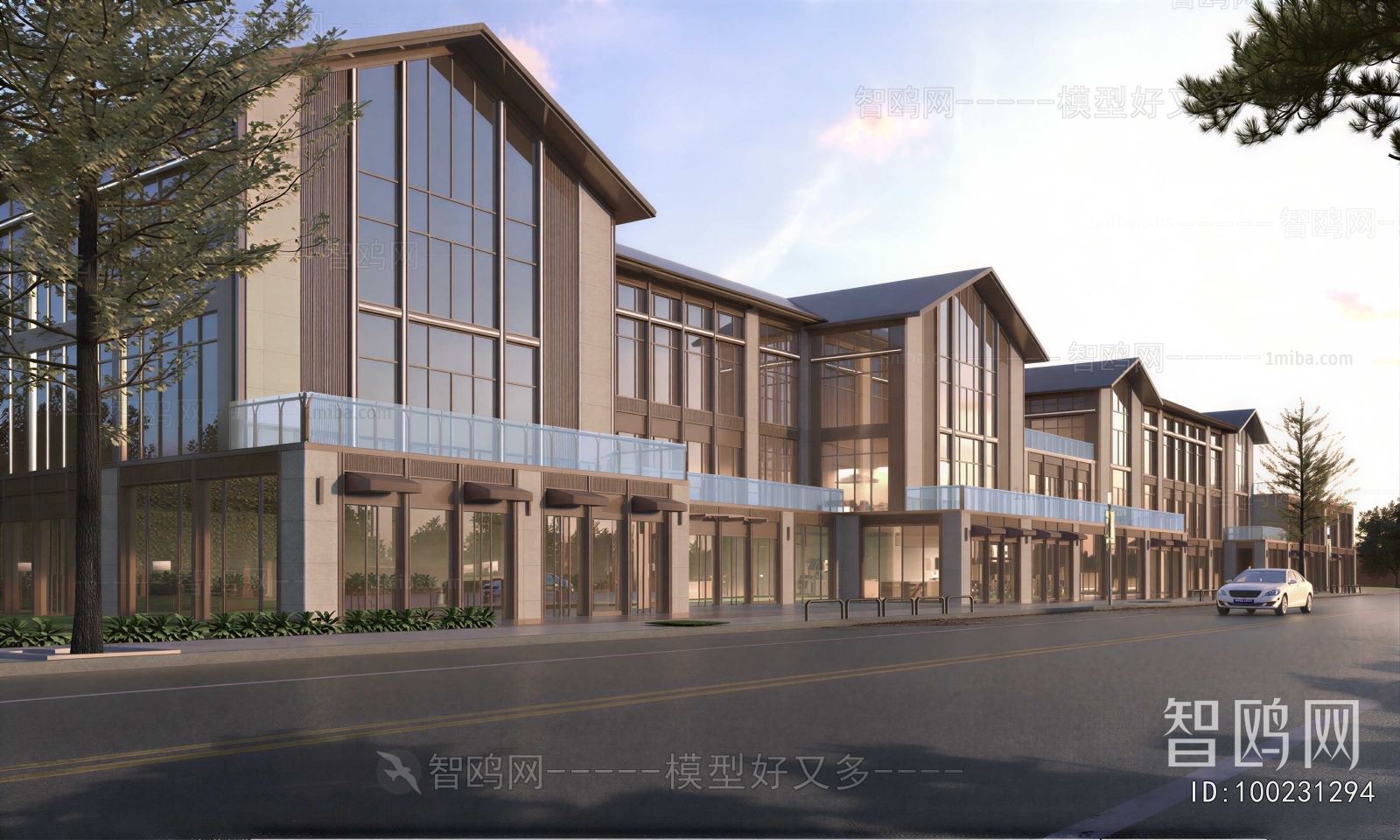 New Chinese Style Commercial Street