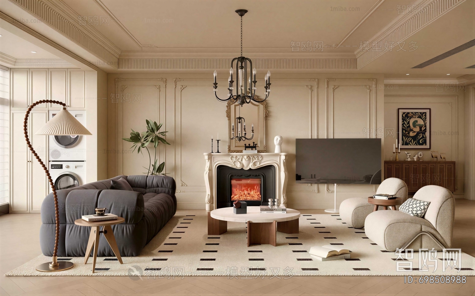 French Style A Living Room