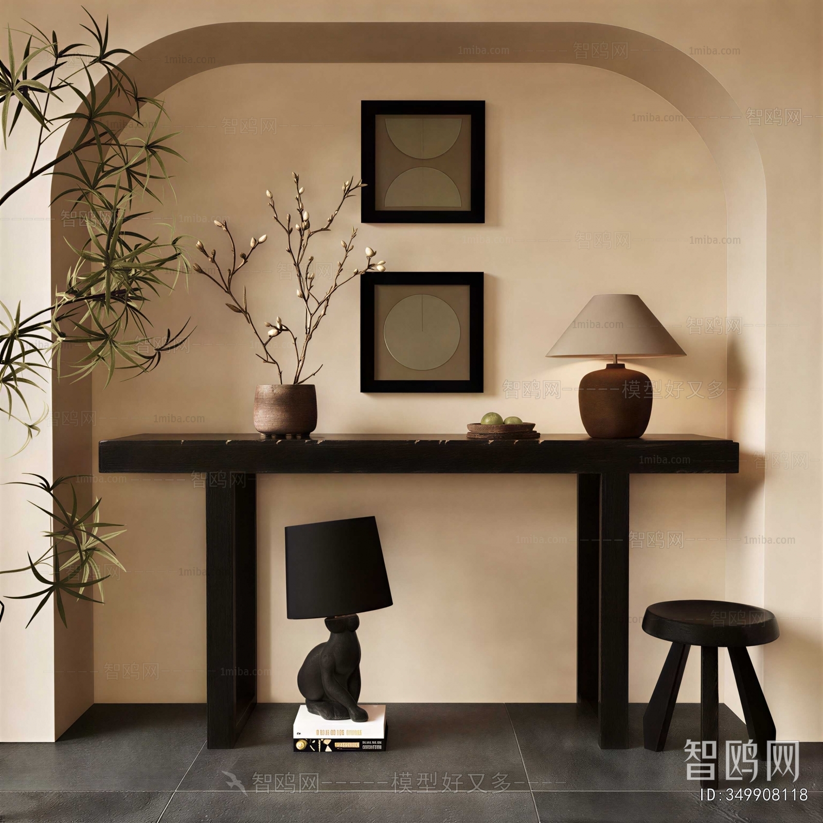 Wabi-sabi Style Console