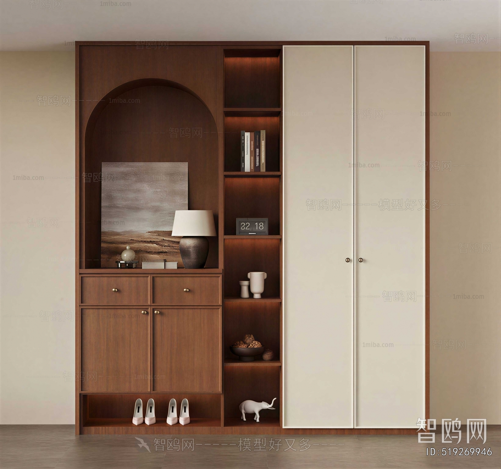 Modern Shoe Cabinet