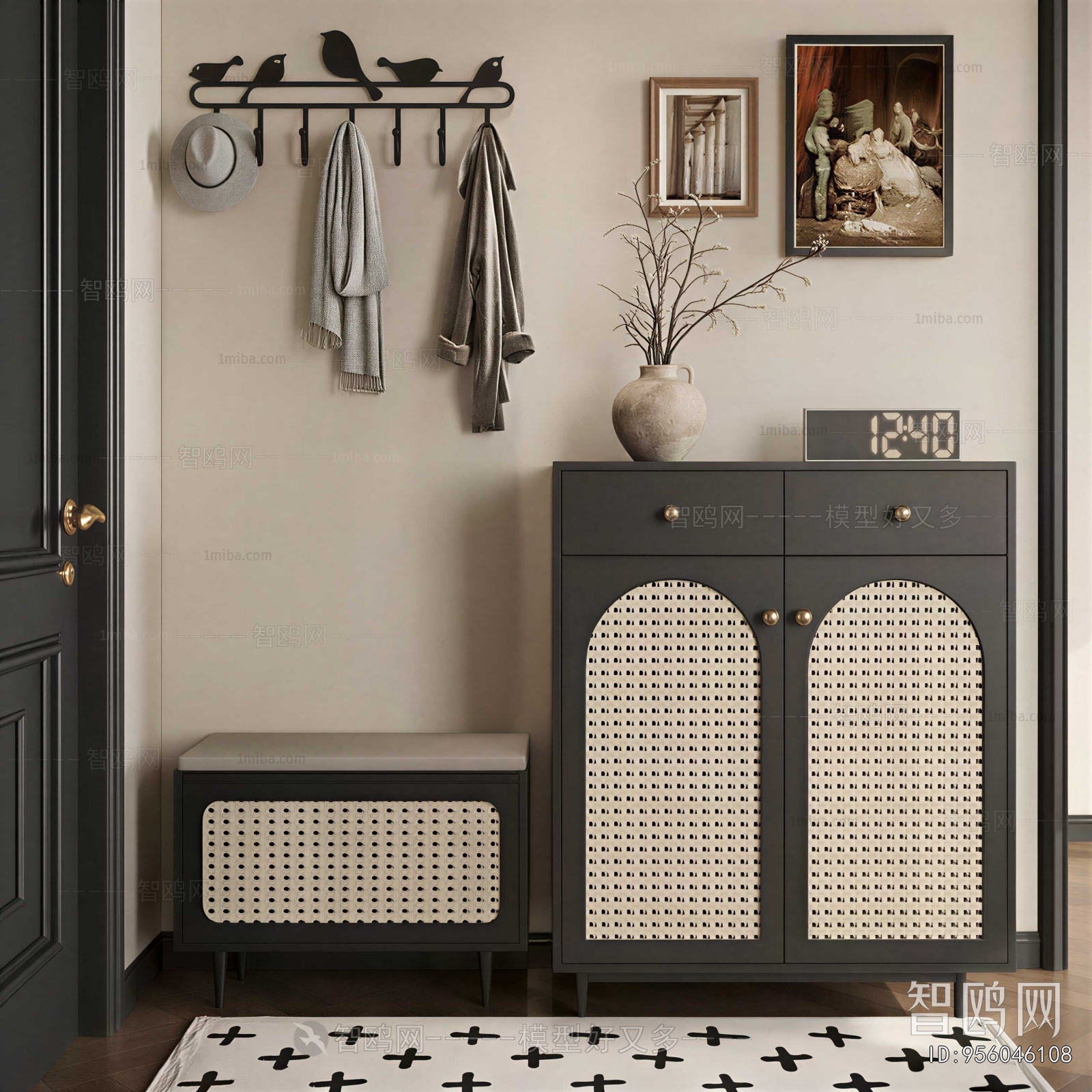 Modern Shoe Cabinet