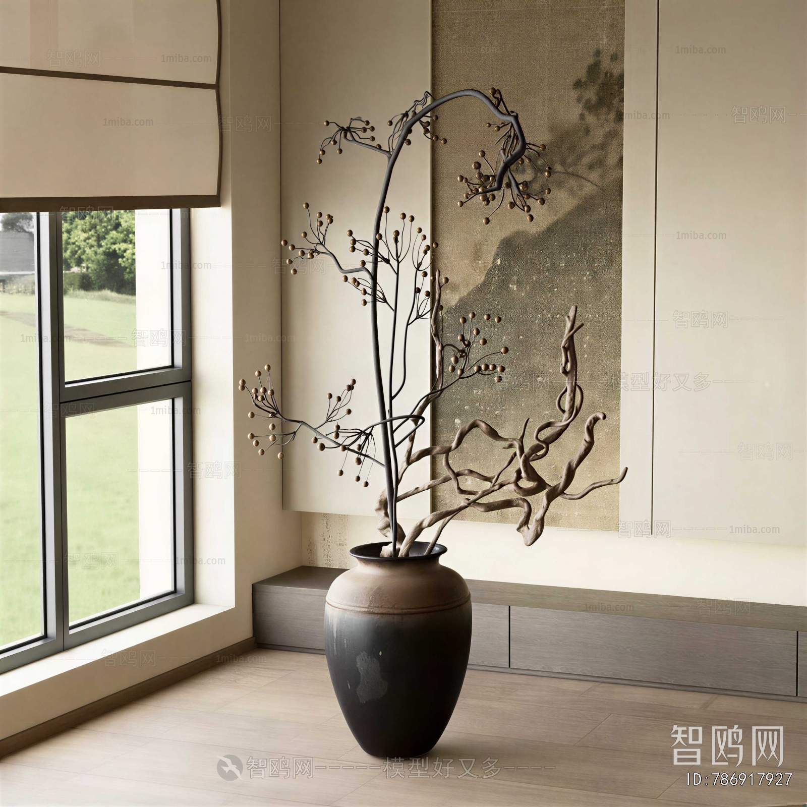 Wabi-sabi Style Flower Arrangement