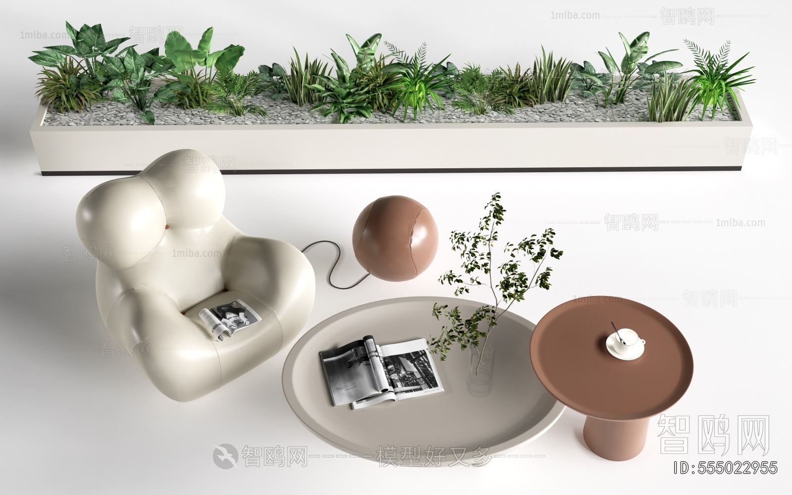 Modern Leisure Table And Chair