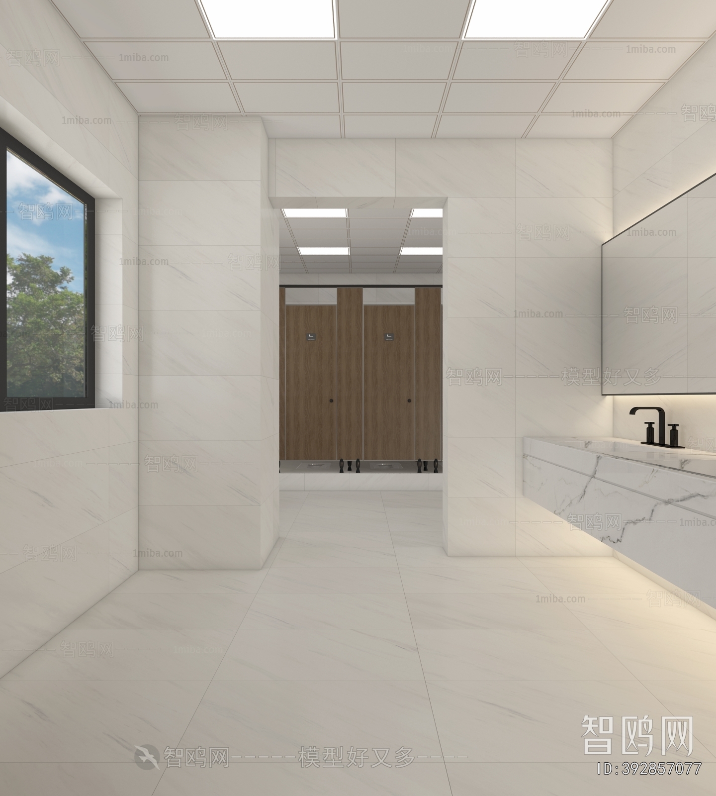 Modern Public Toilet