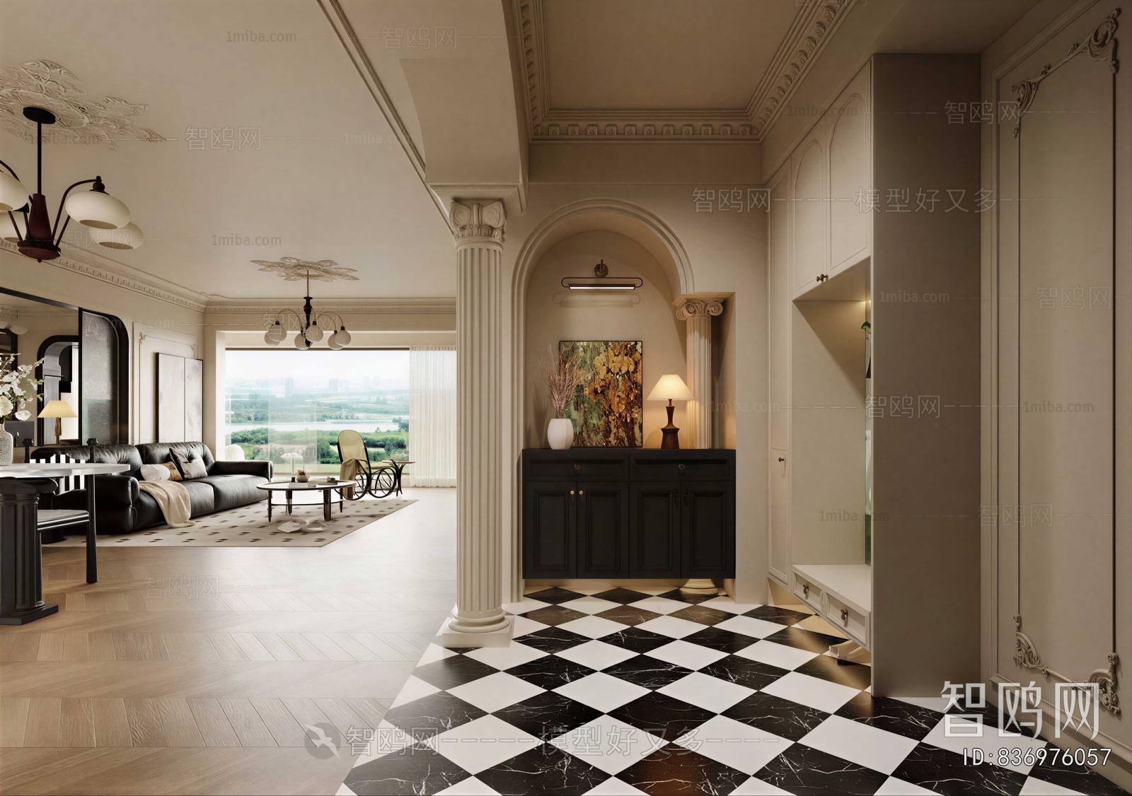 American Style Hallway