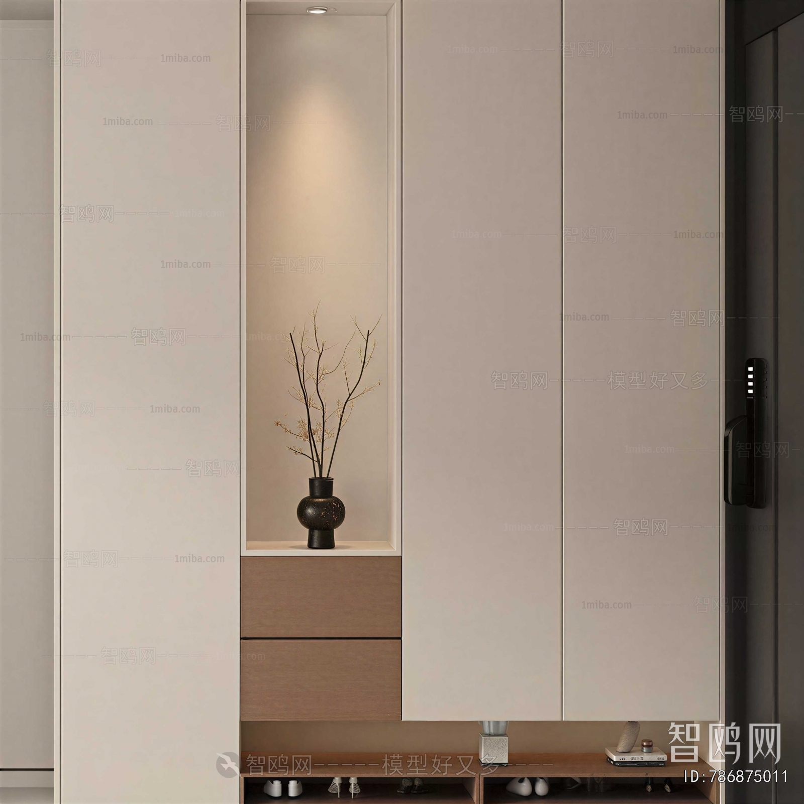 Modern Shoe Cabinet