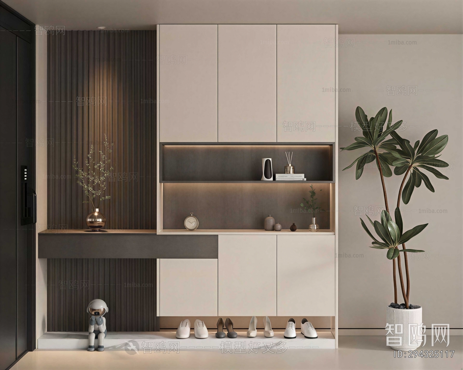 Modern Shoe Cabinet