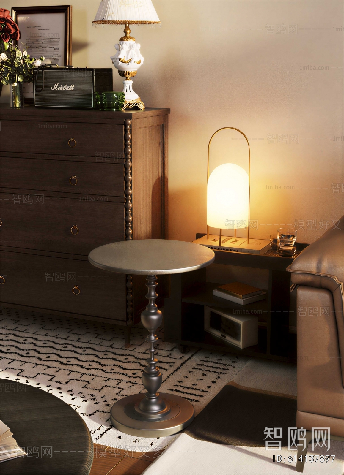 American Style Side Table/corner Table
