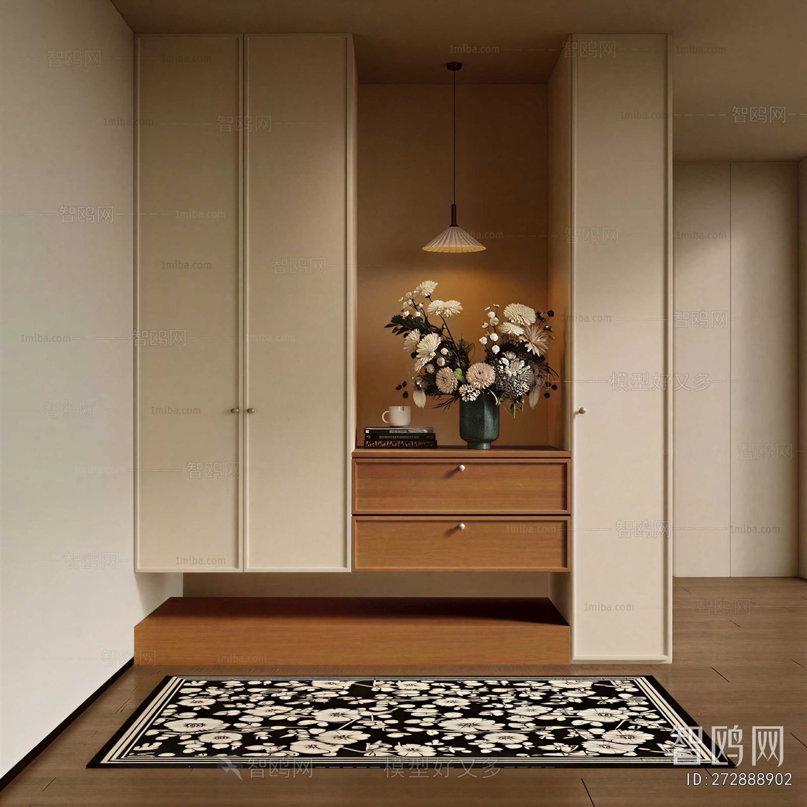 French Style Hallway