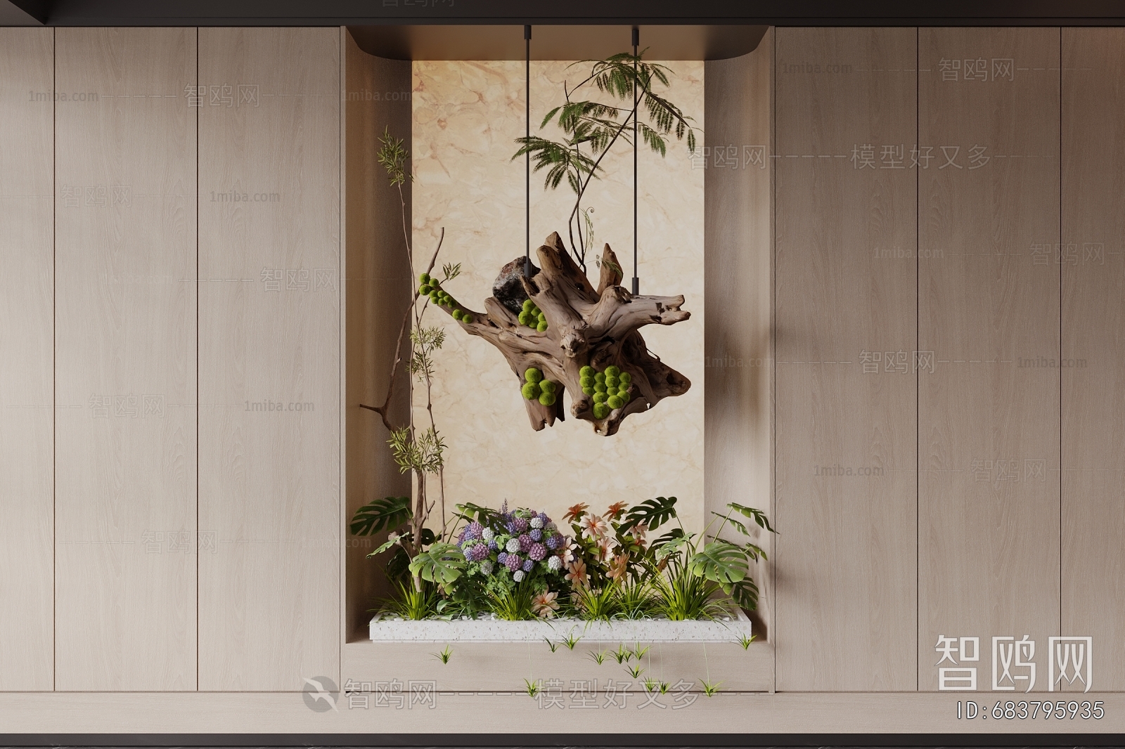 New Chinese Style Plant Landscaping