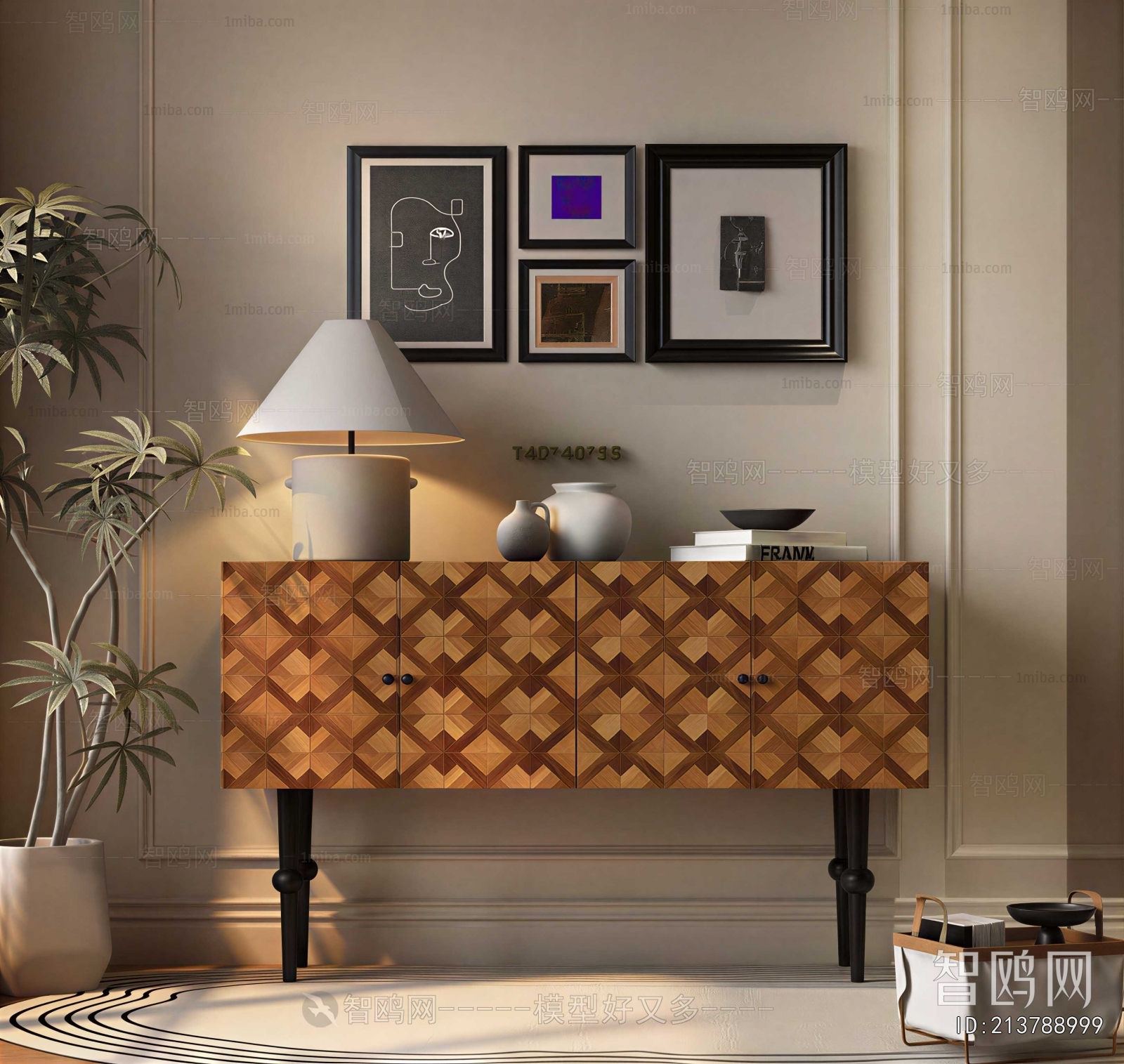 Modern Entrance Cabinet