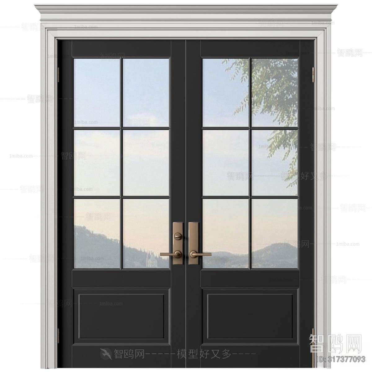Modern Double Door