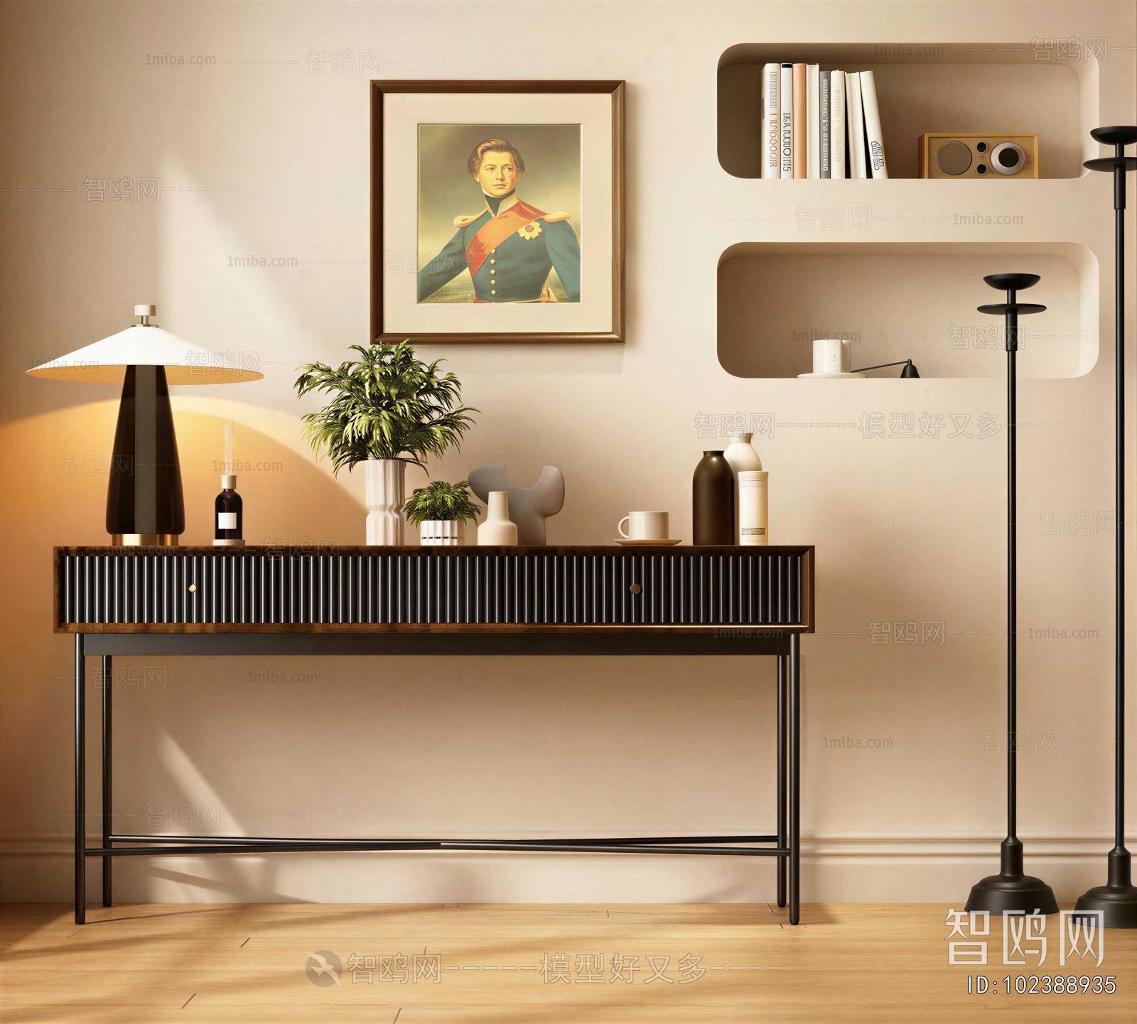 Wabi-sabi Style Console