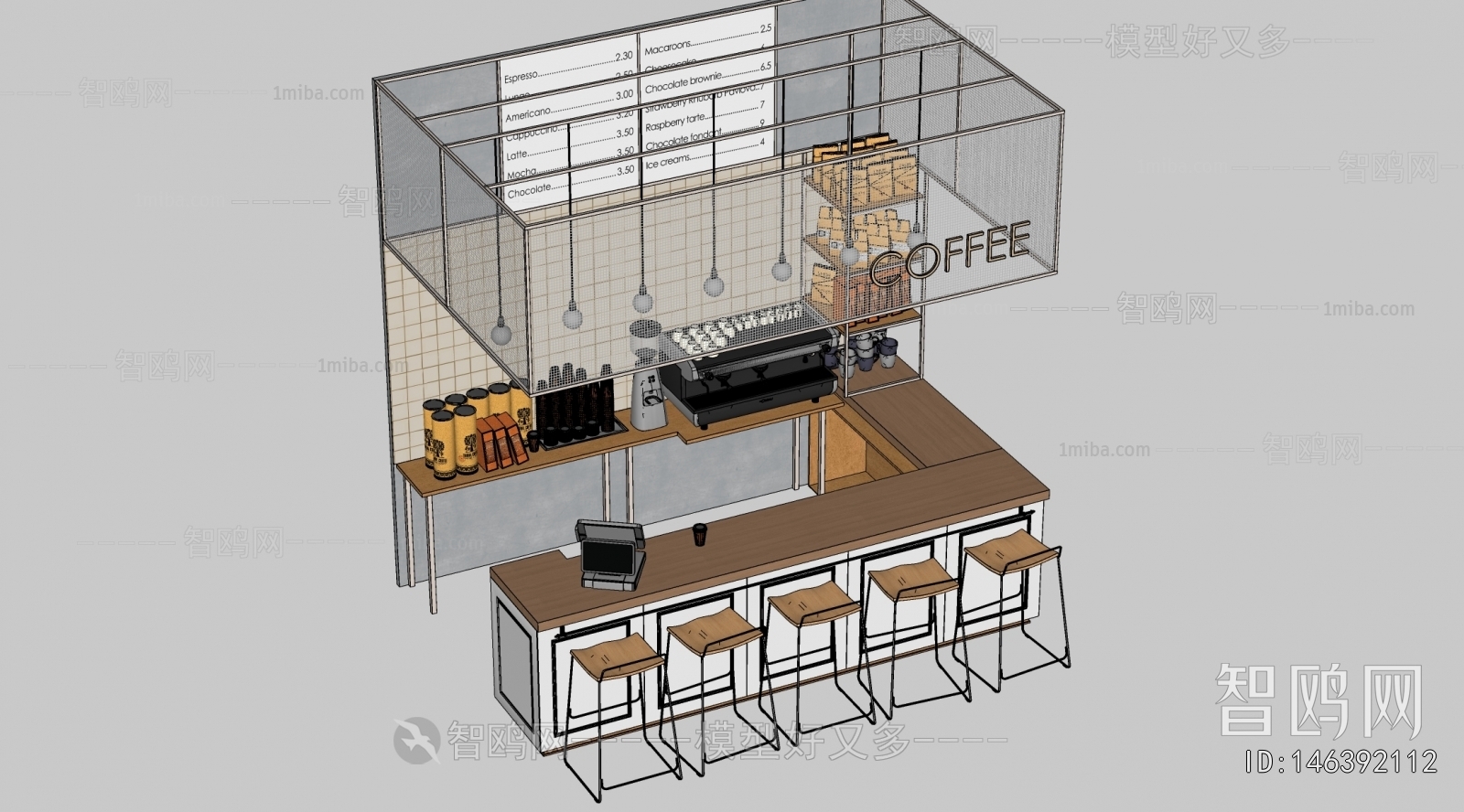 Modern Counter Bar