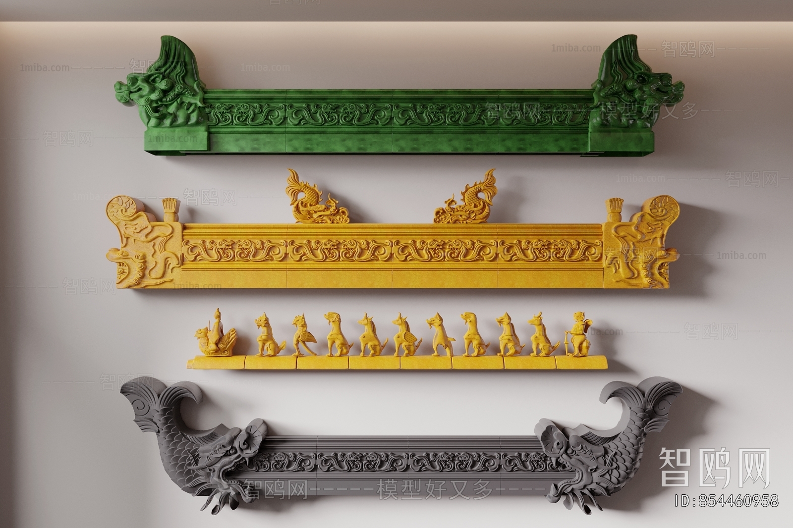 Chinese Style Building Component