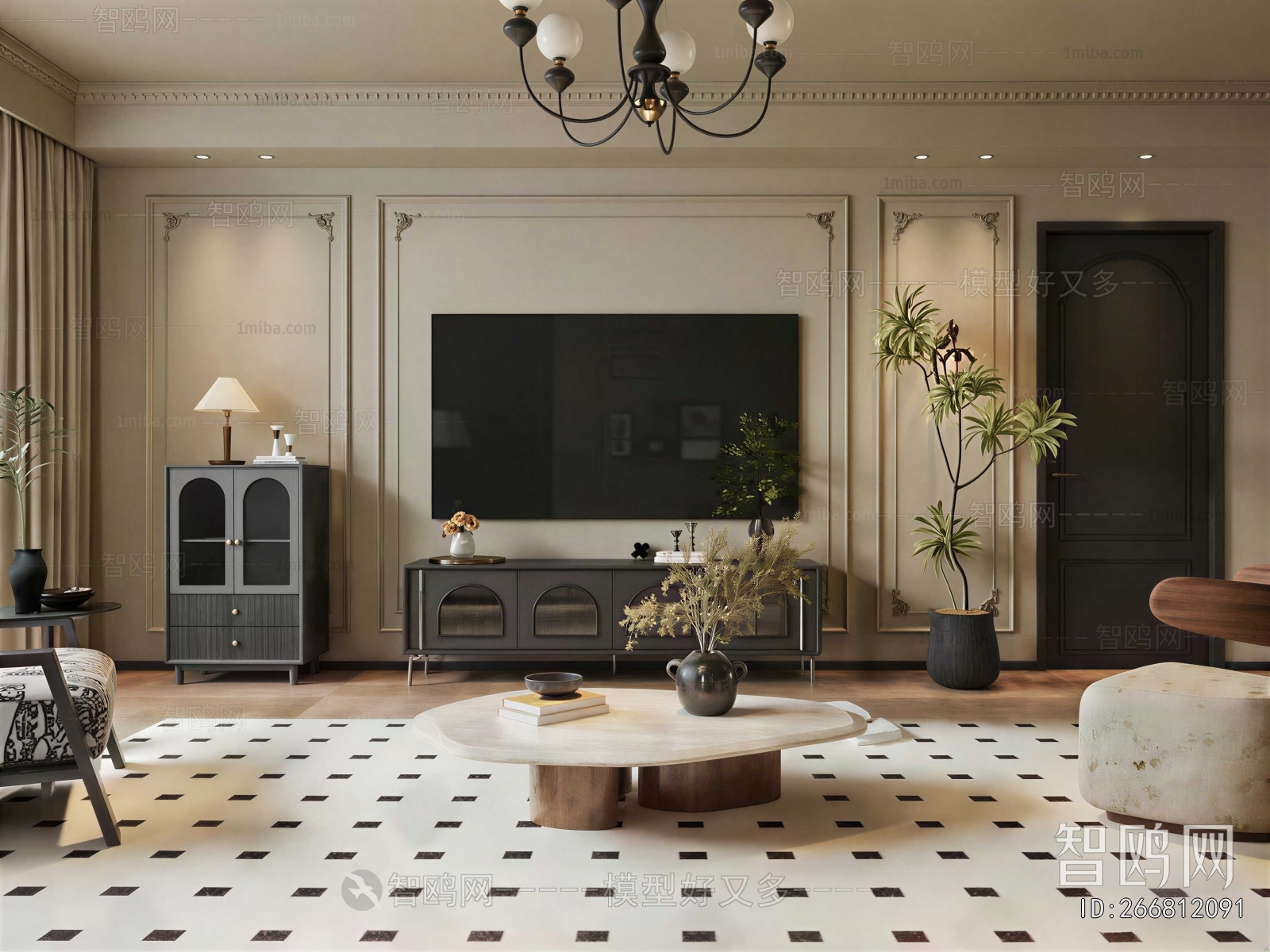 French Style A Living Room