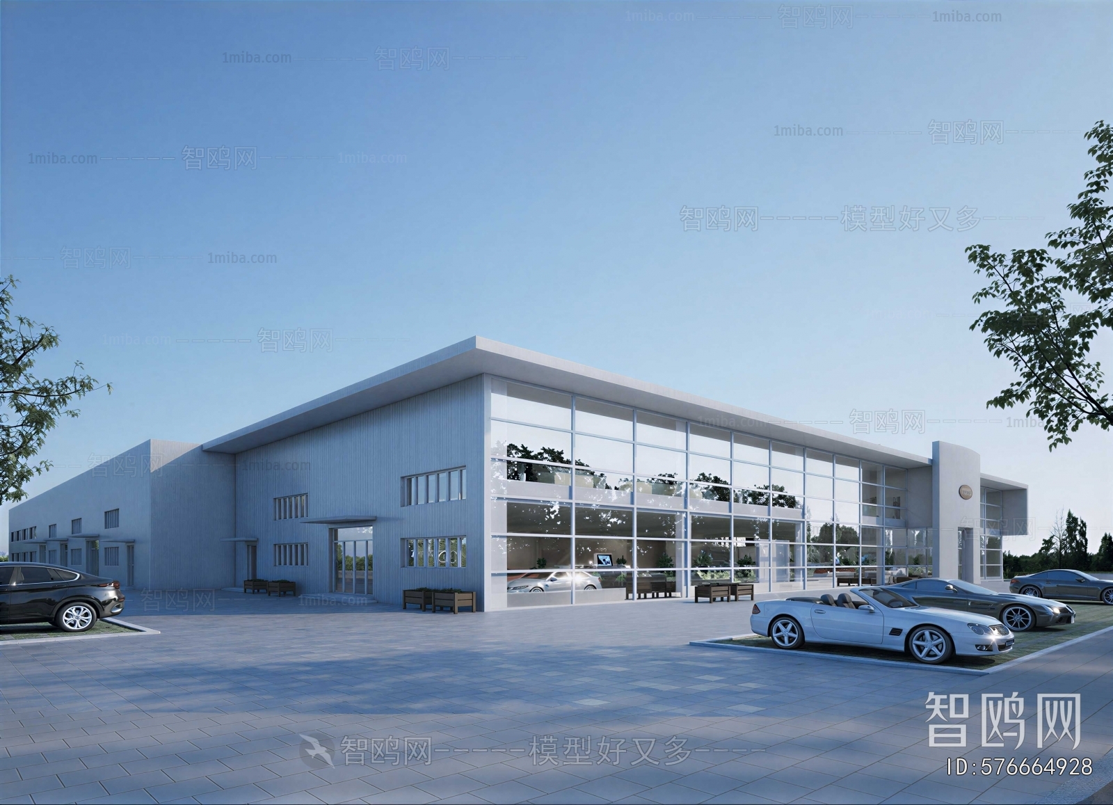 Modern Appearance Of Commercial Building