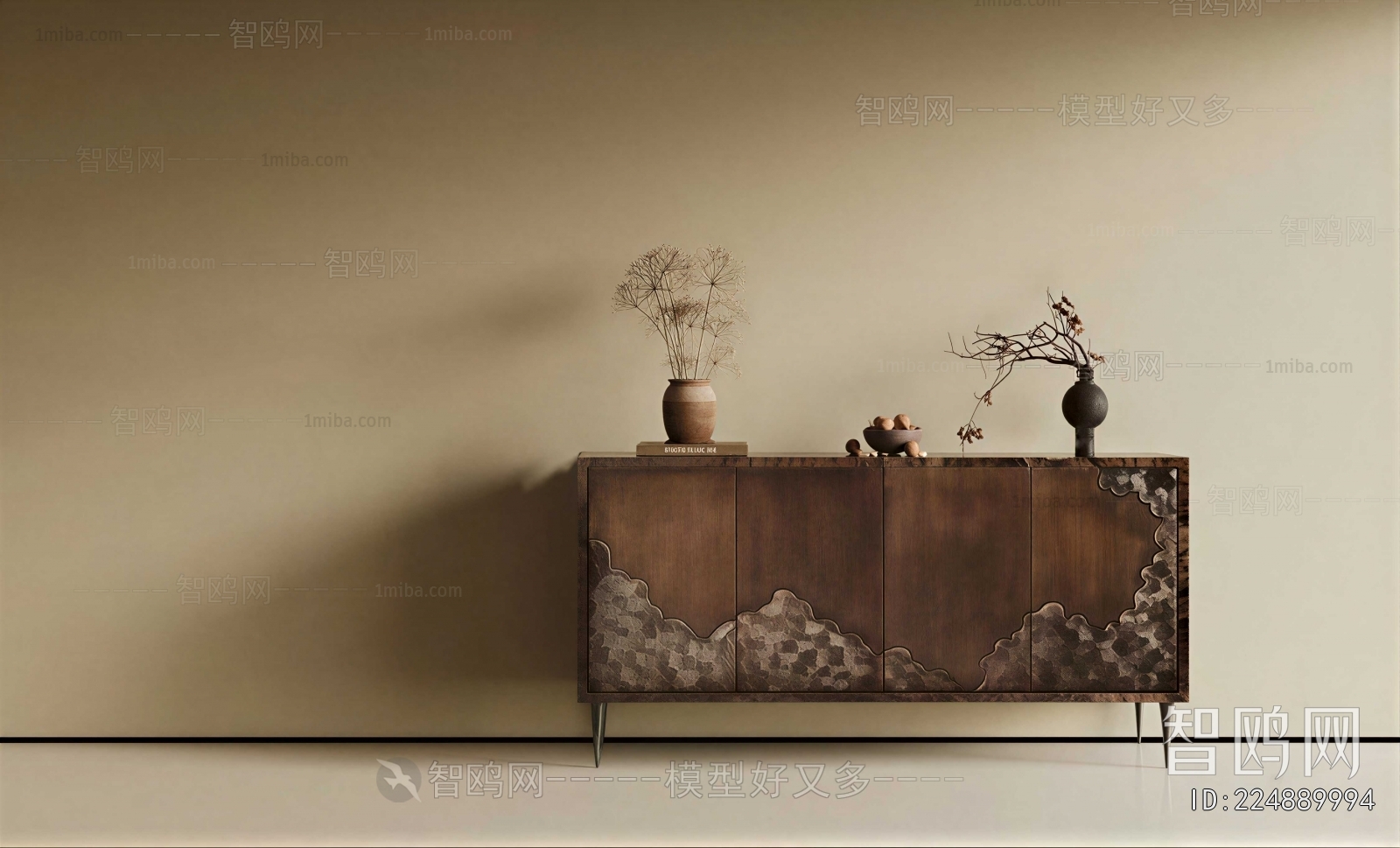 New Chinese Style Entrance Cabinet