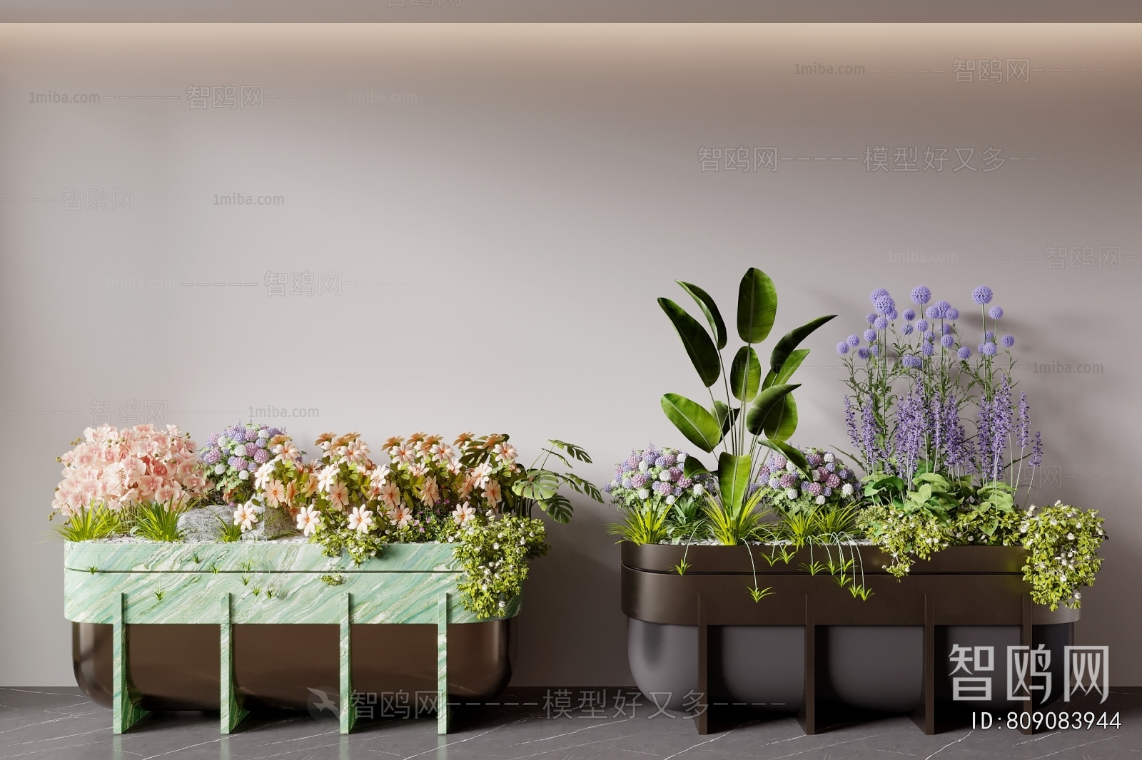 Modern Flower Bed, Flower Bowl, Flower Box