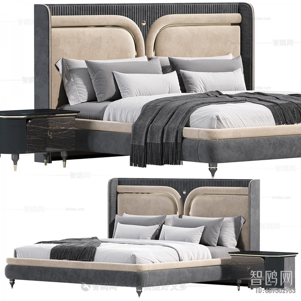 Modern Double Bed