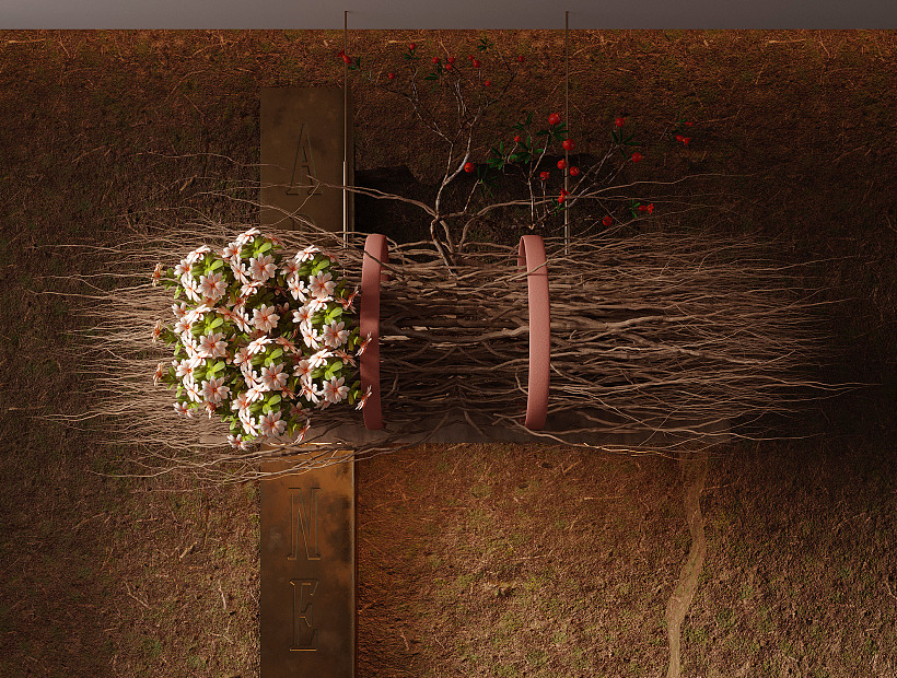 Modern Wabi-sabi Style Dried Branch