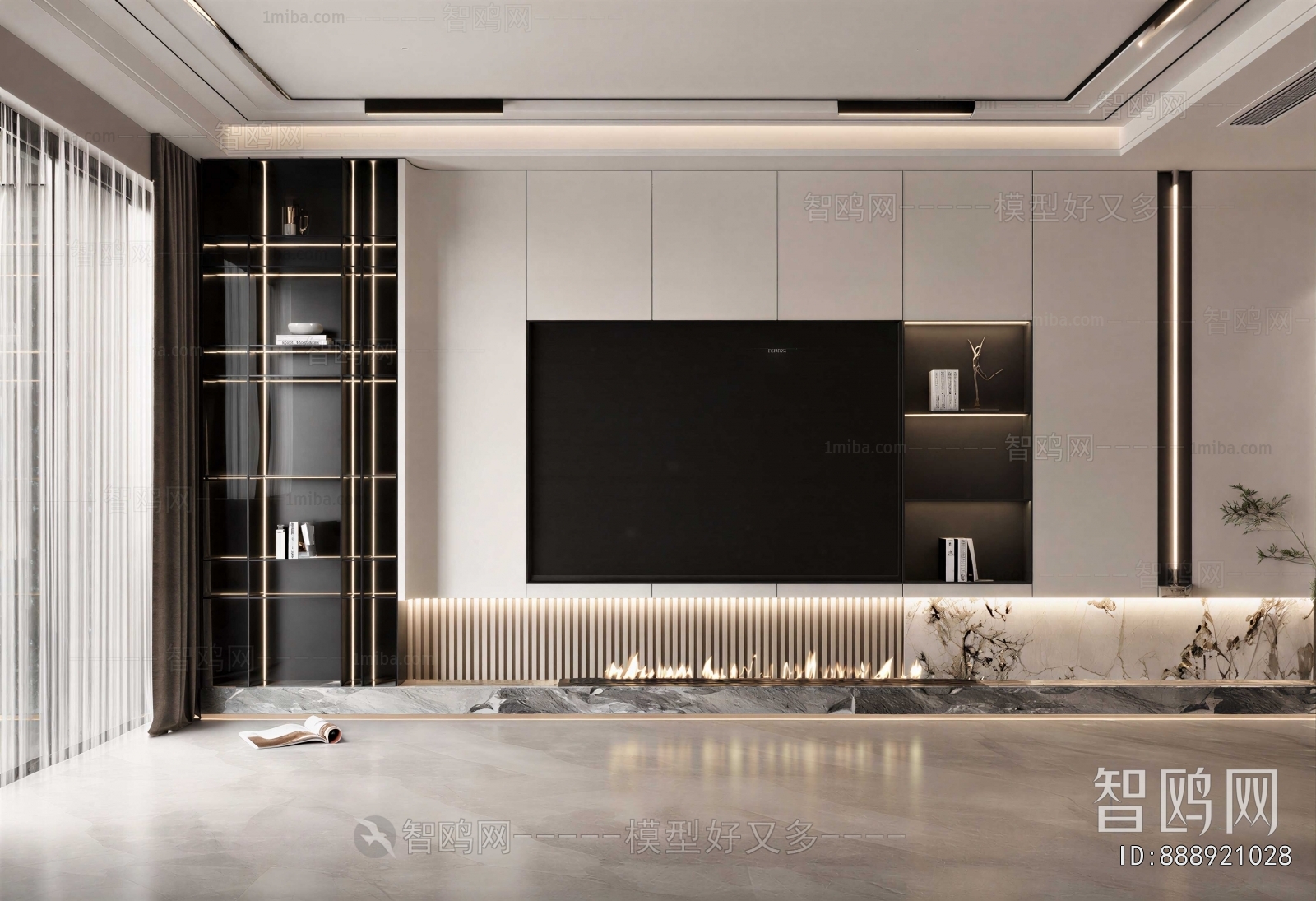 Modern TV Wall