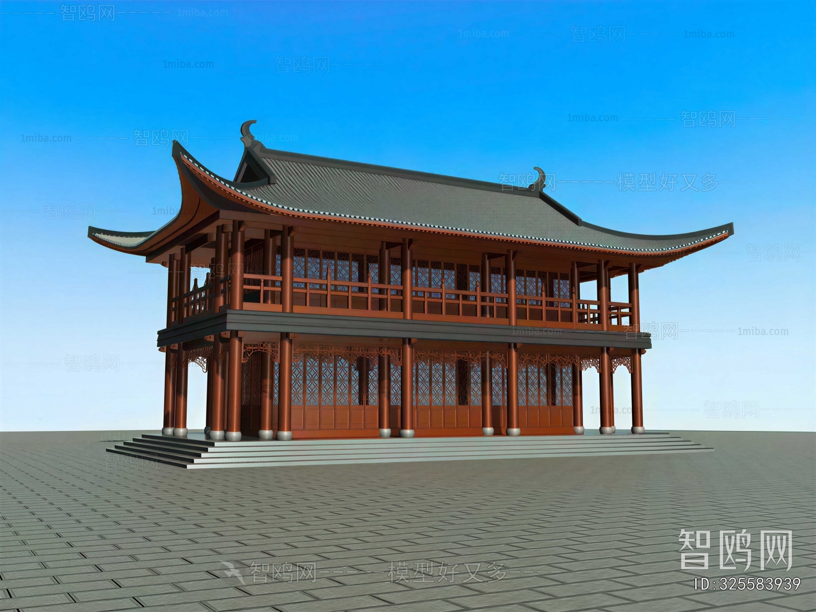 Chinese Style Ancient Architectural Buildings