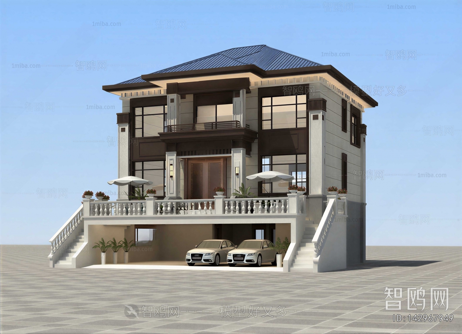 Simple European Style Detached Villa