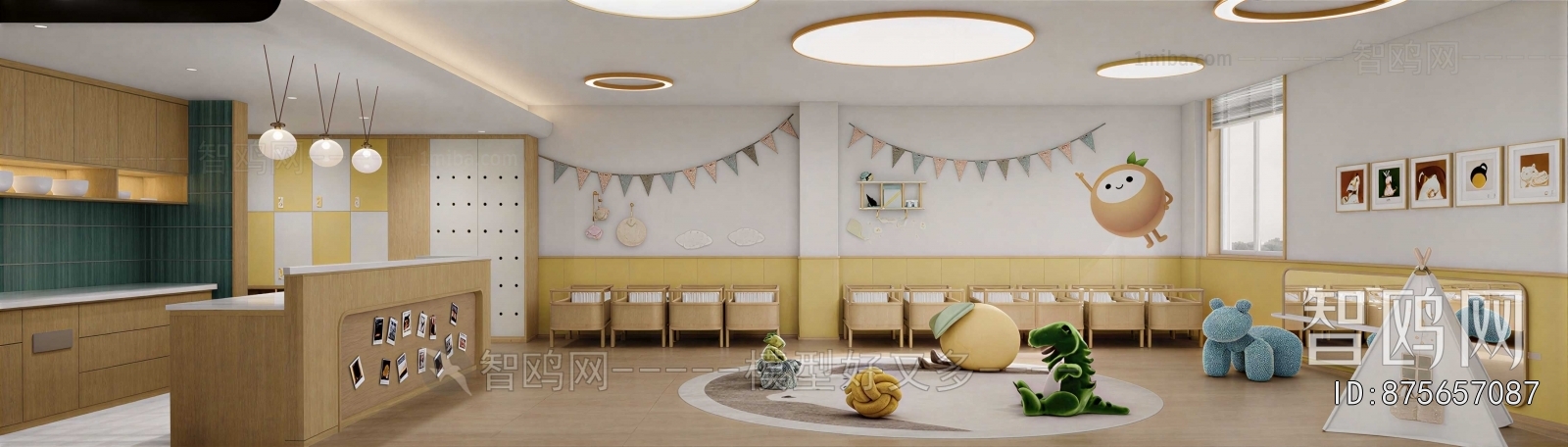 Modern Kindergarten Hall