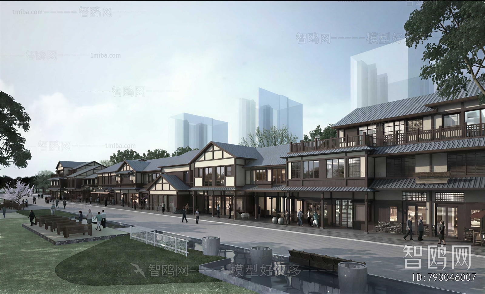 New Chinese Style Commercial Street