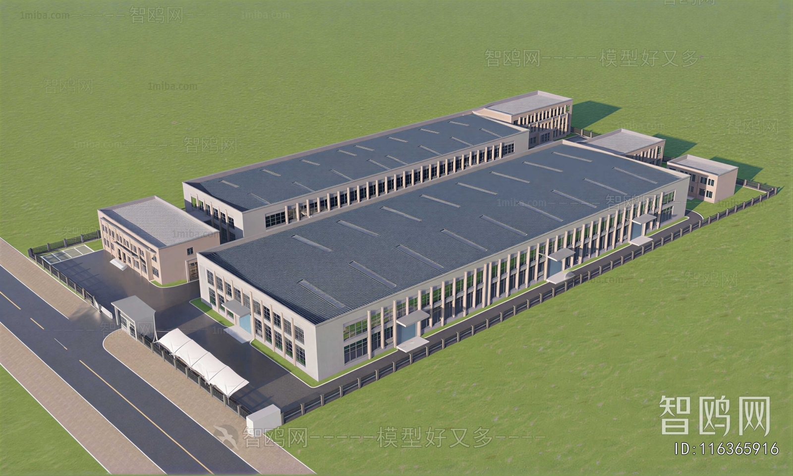 Modern Industrial Building