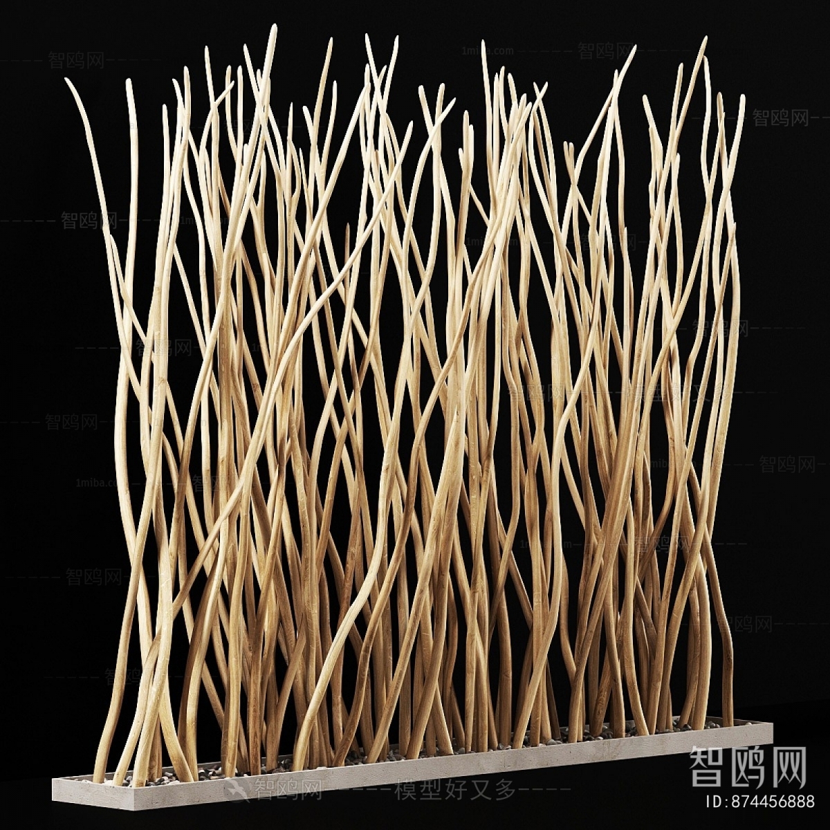 Wabi-sabi Style Partition