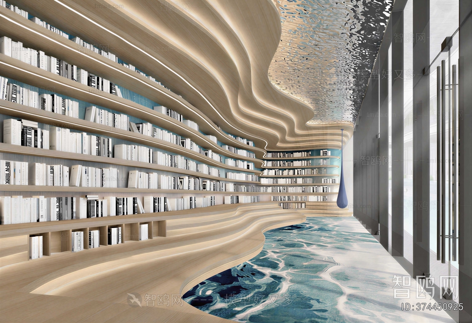 Modern Bookstore Book Bar