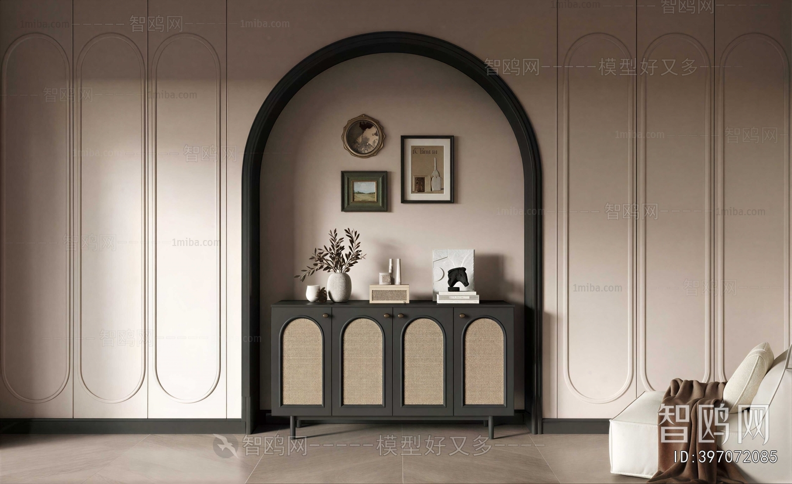 Modern Entrance Cabinet