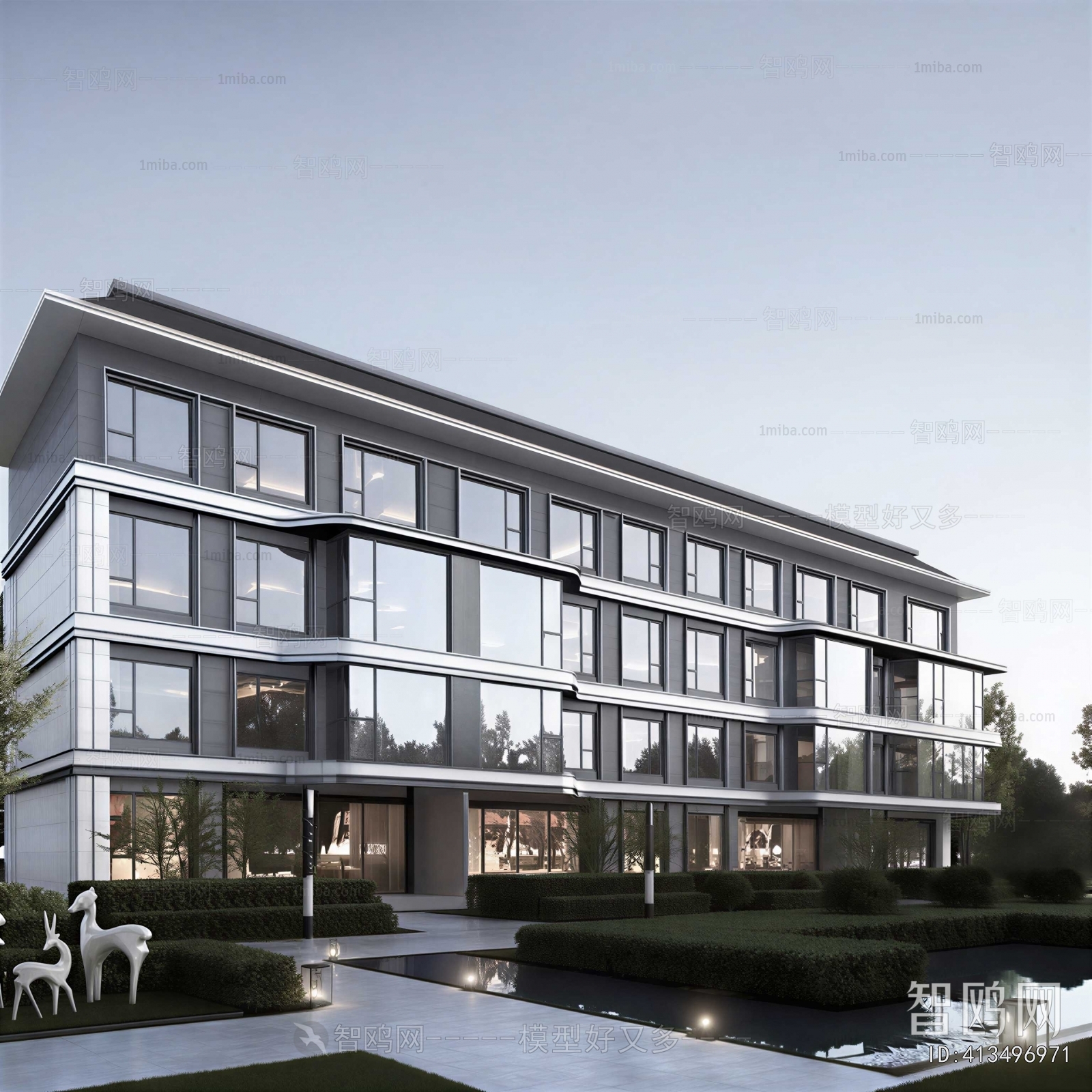 Modern Appearance Of Commercial Building