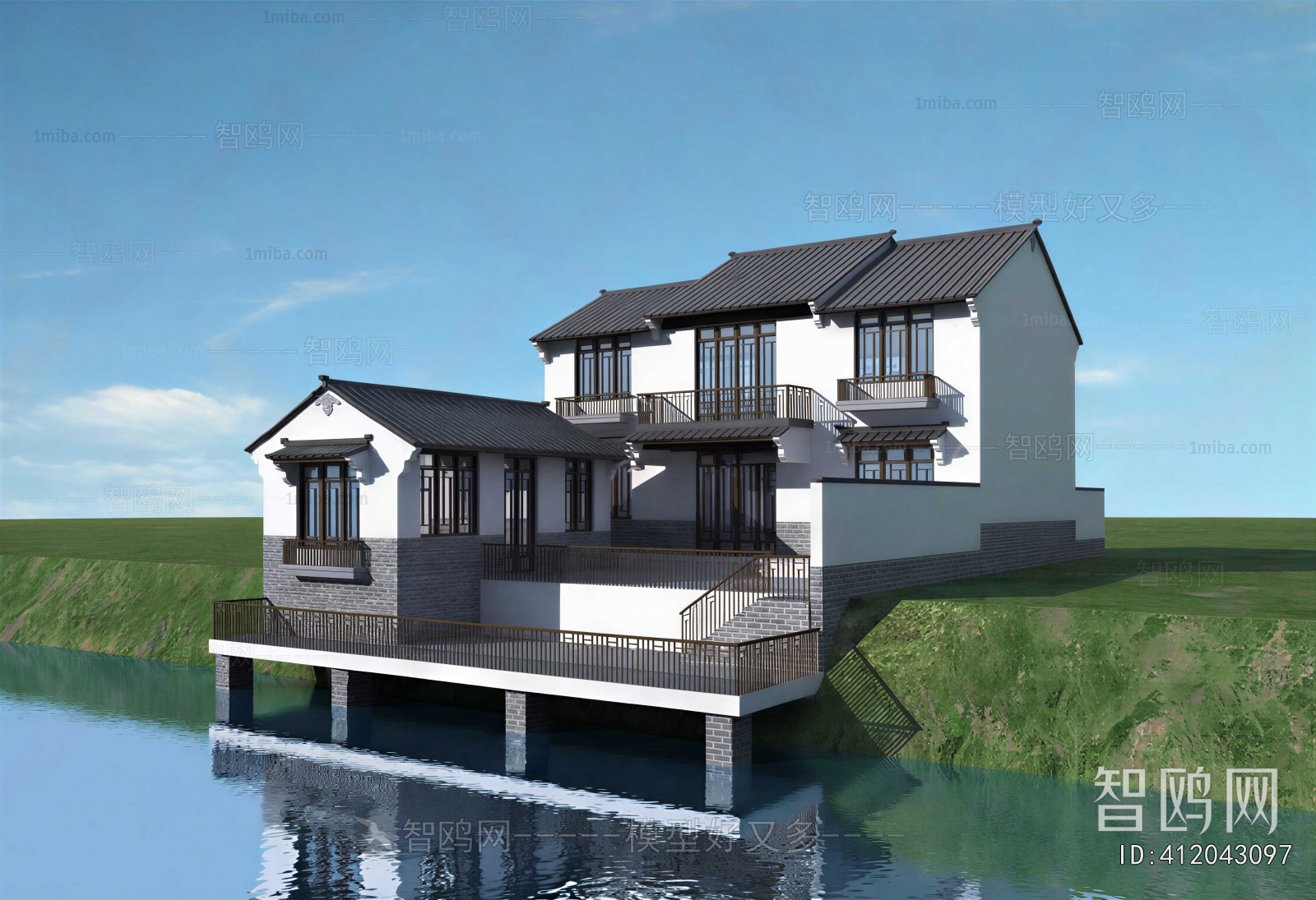 New Chinese Style Detached Villa
