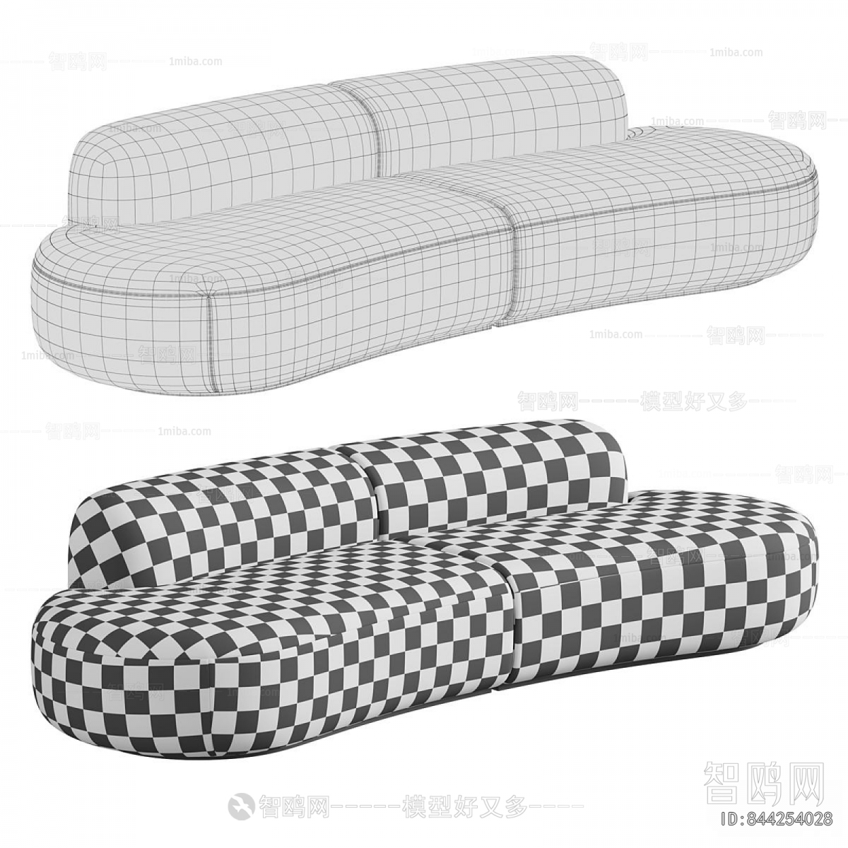 Modern Curved Sofa