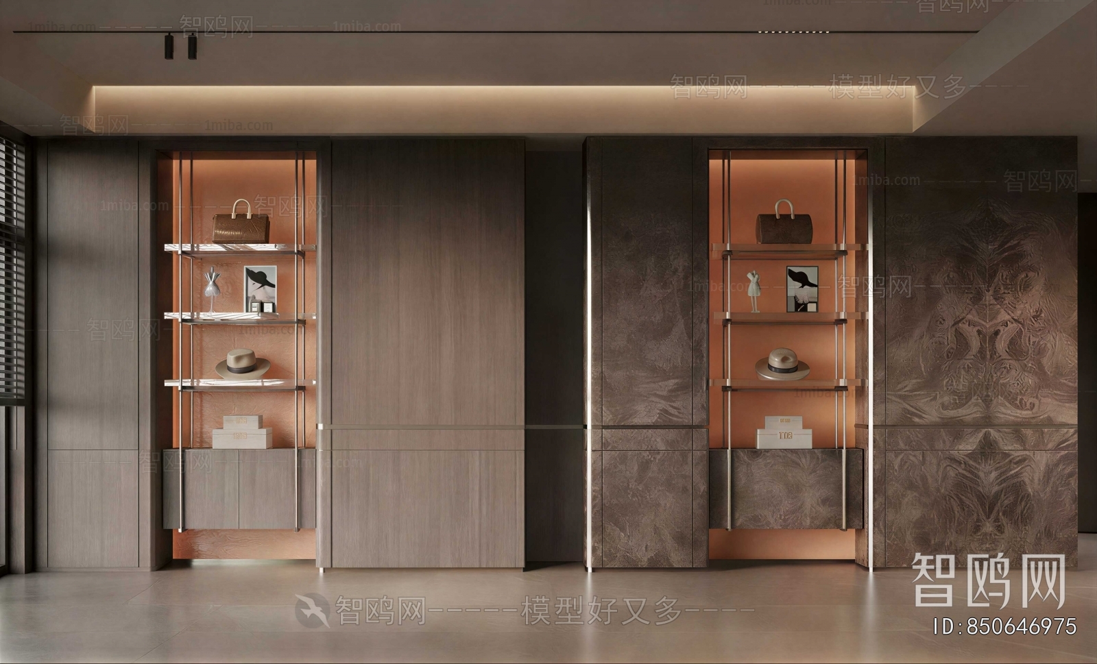 Modern Clothes Storage Area