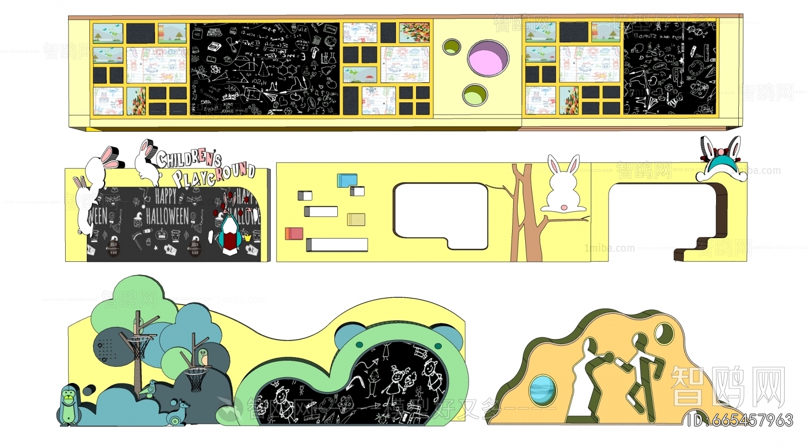 New Chinese Style TV Wall