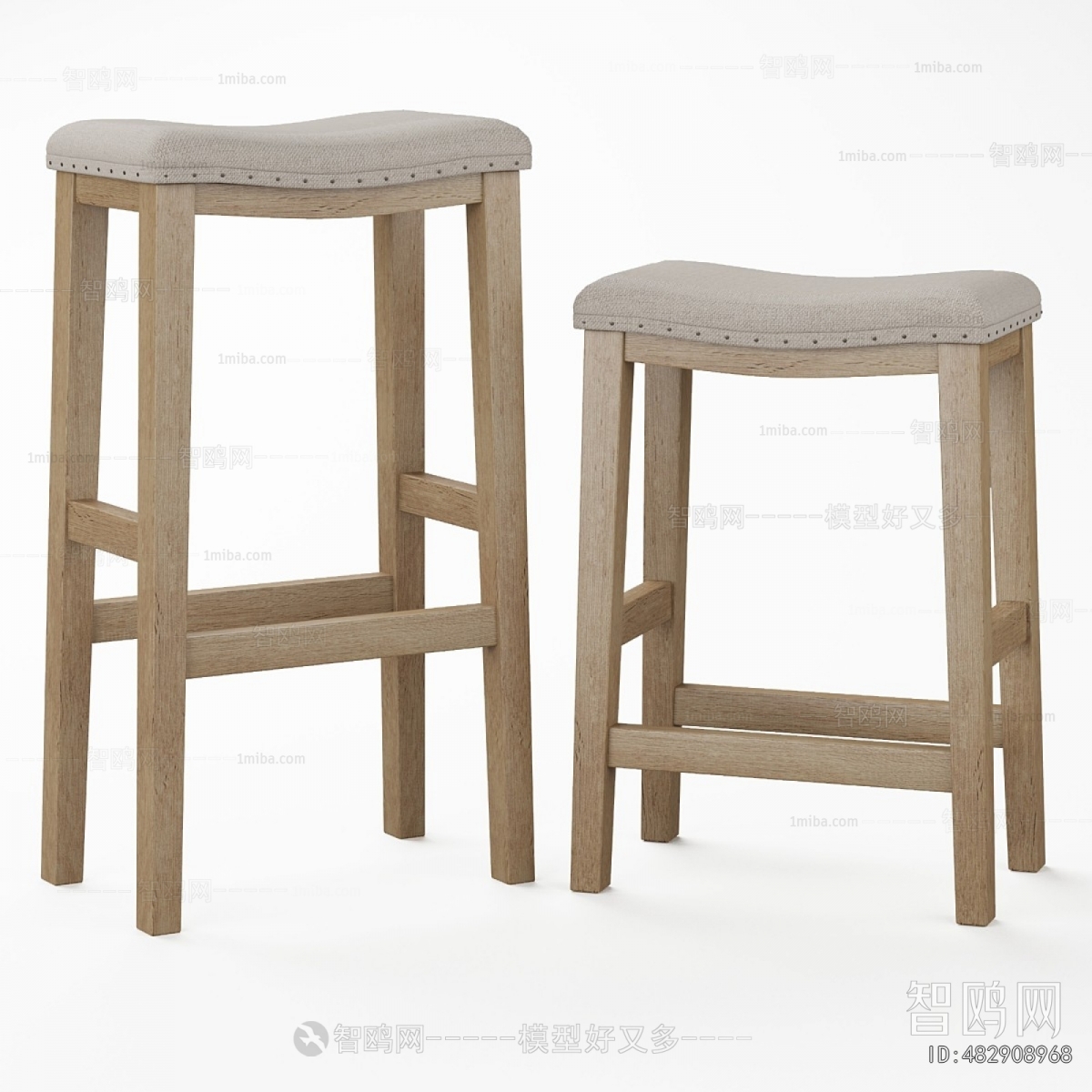 Nordic Style Bar Stool