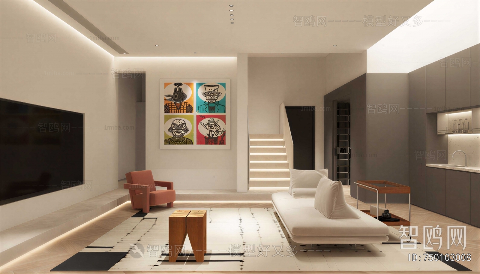 Modern A Living Room