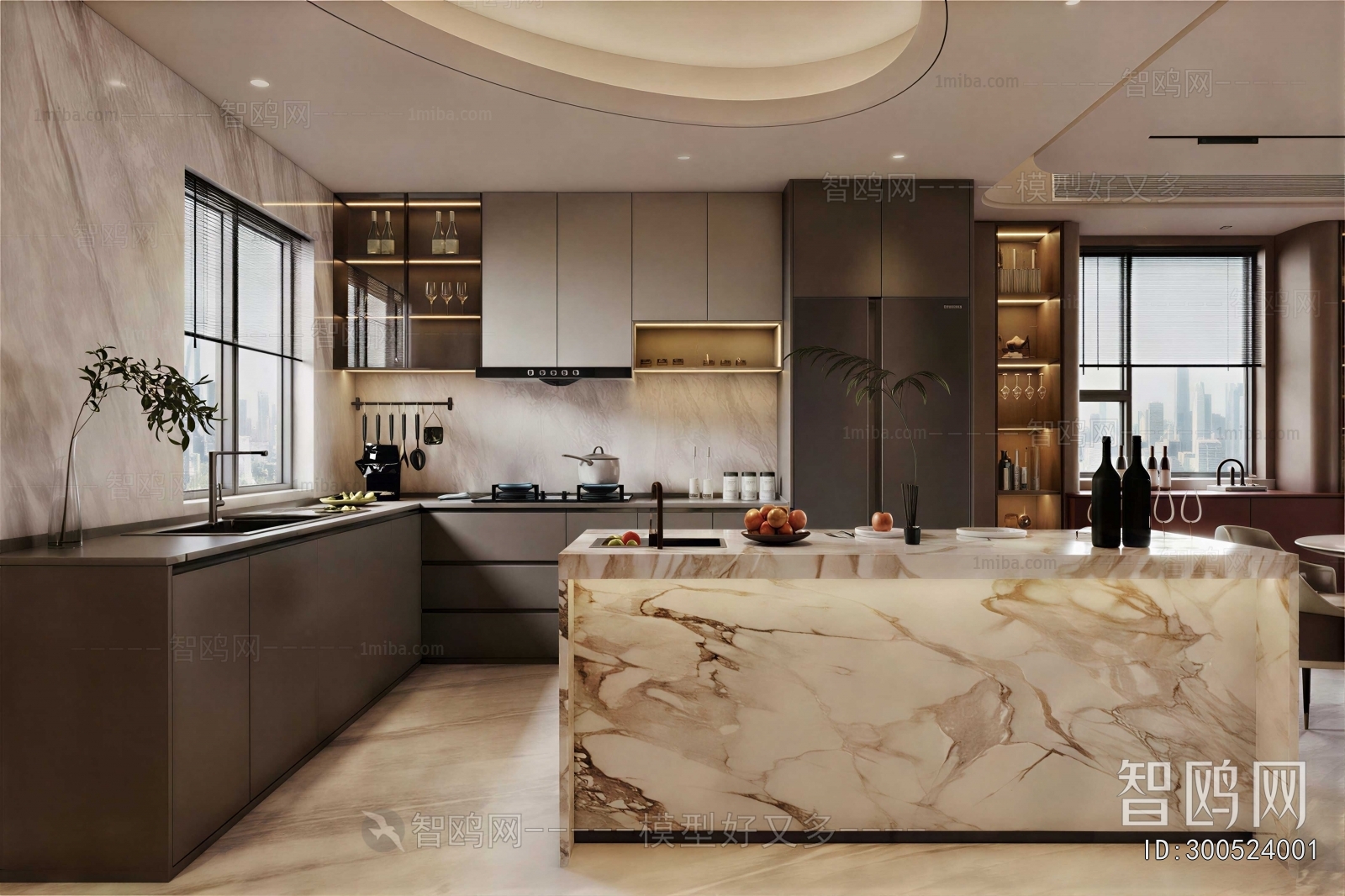 Modern Open Kitchen