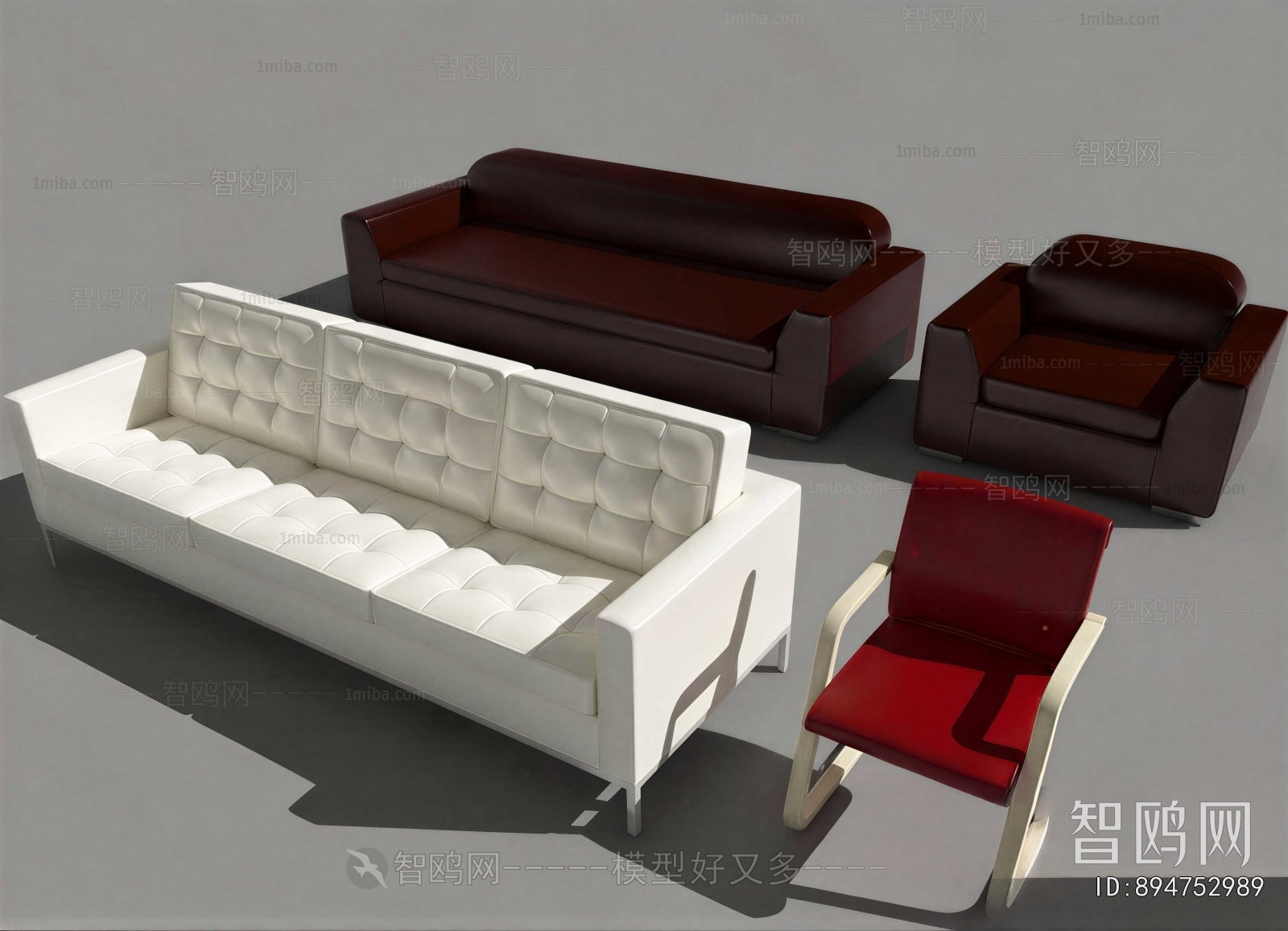 Modern Multi Person Sofa