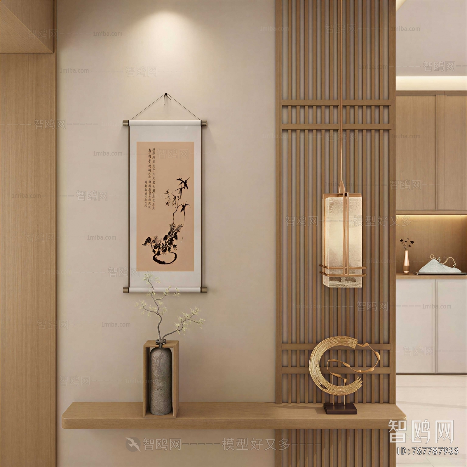 New Chinese Style Hallway