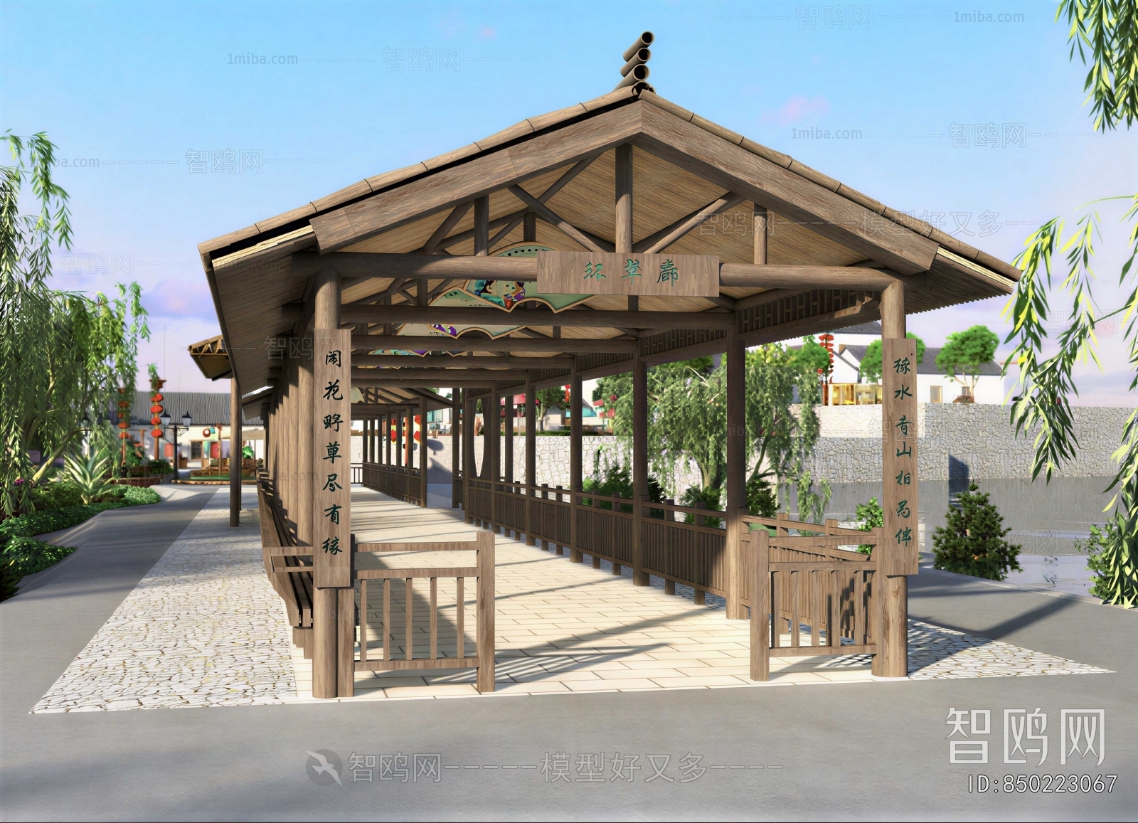 New Chinese Style Gallery Frame