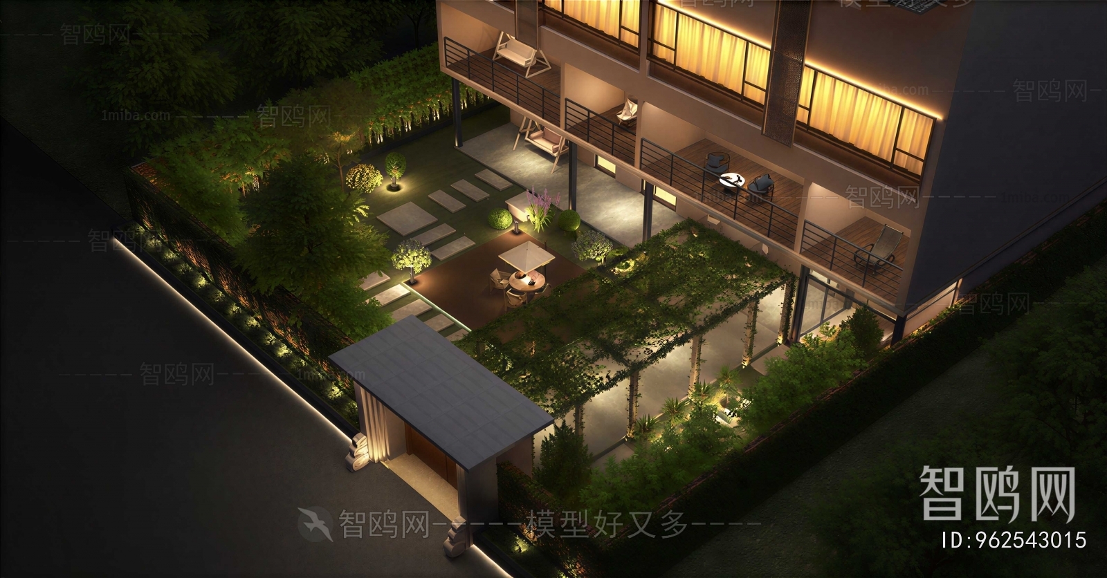 Modern Courtyard/landscape