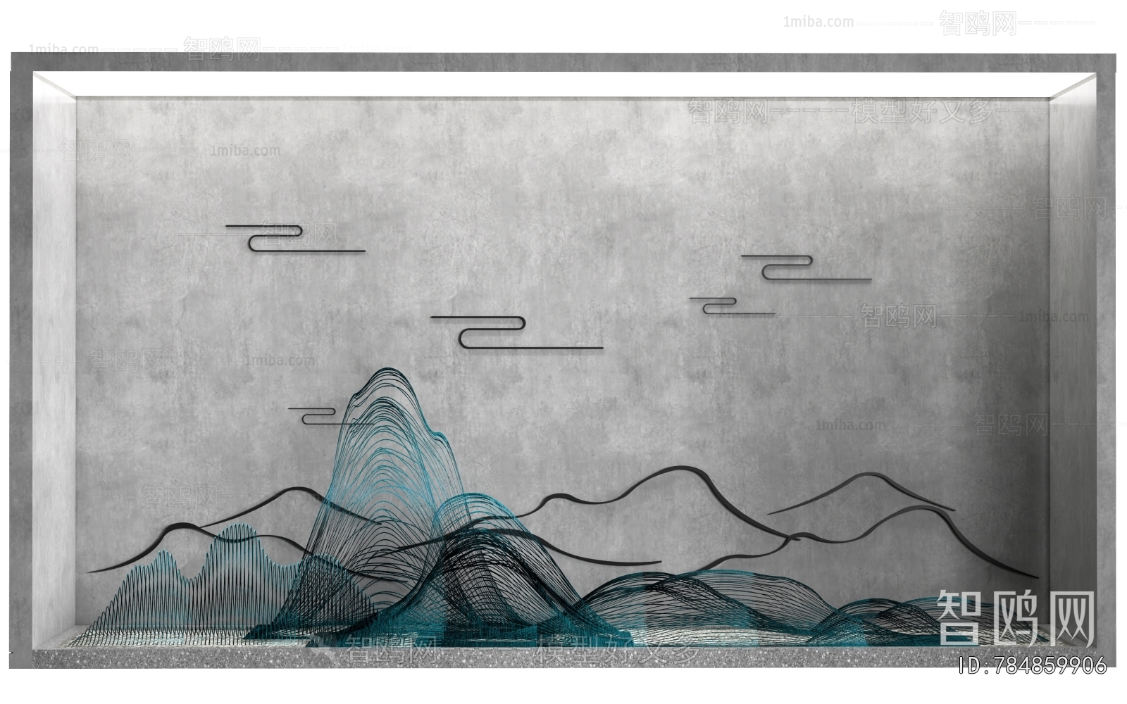 New Chinese Style TV Wall