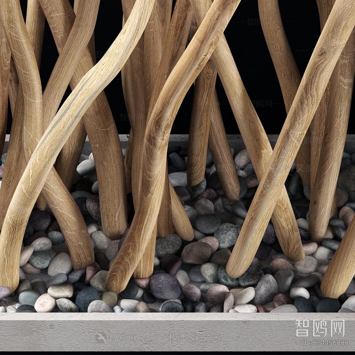 Wabi-sabi Style Partition