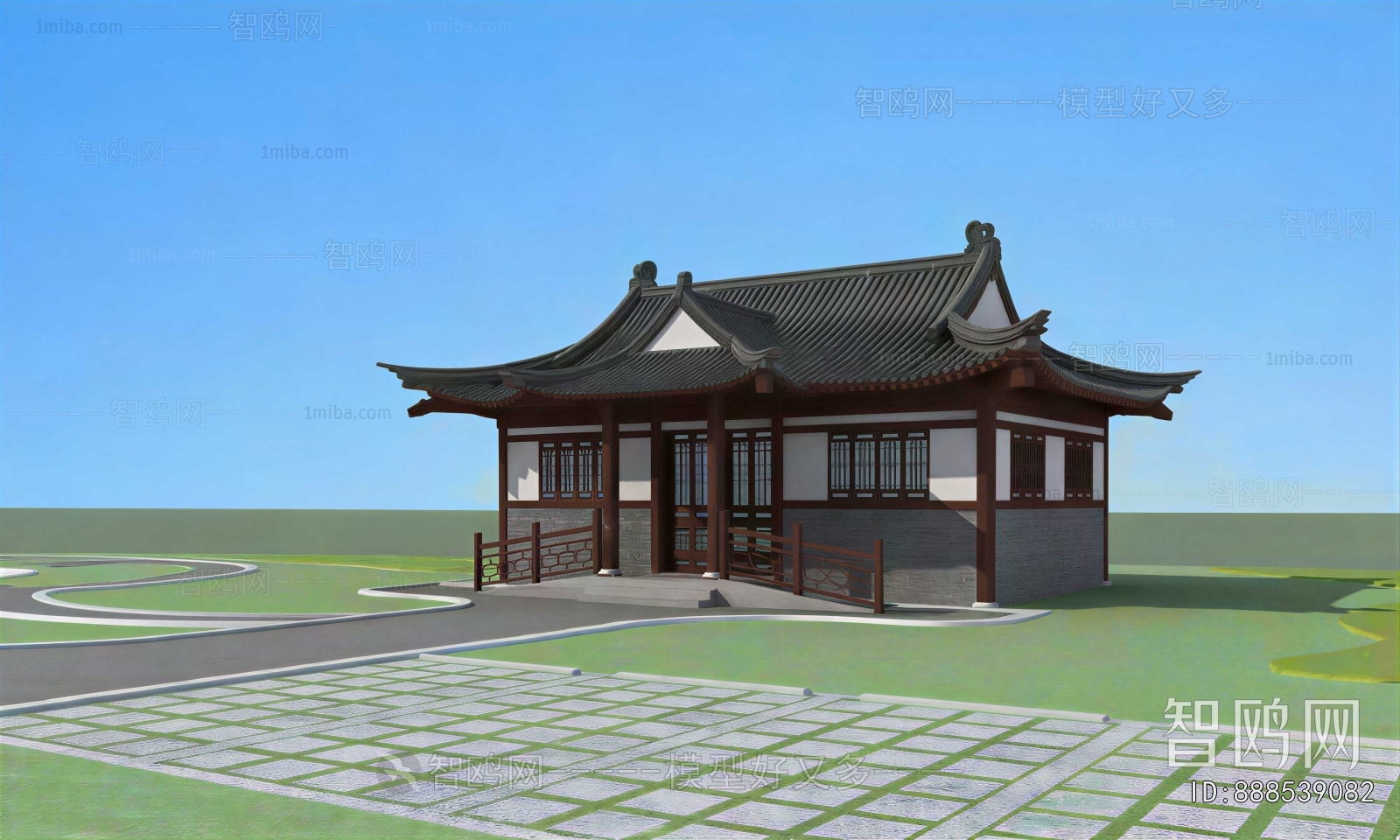 Chinese Style Ancient Architectural Buildings