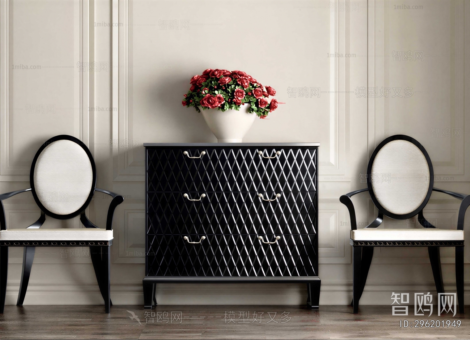 New Classical Style Entrance Cabinet